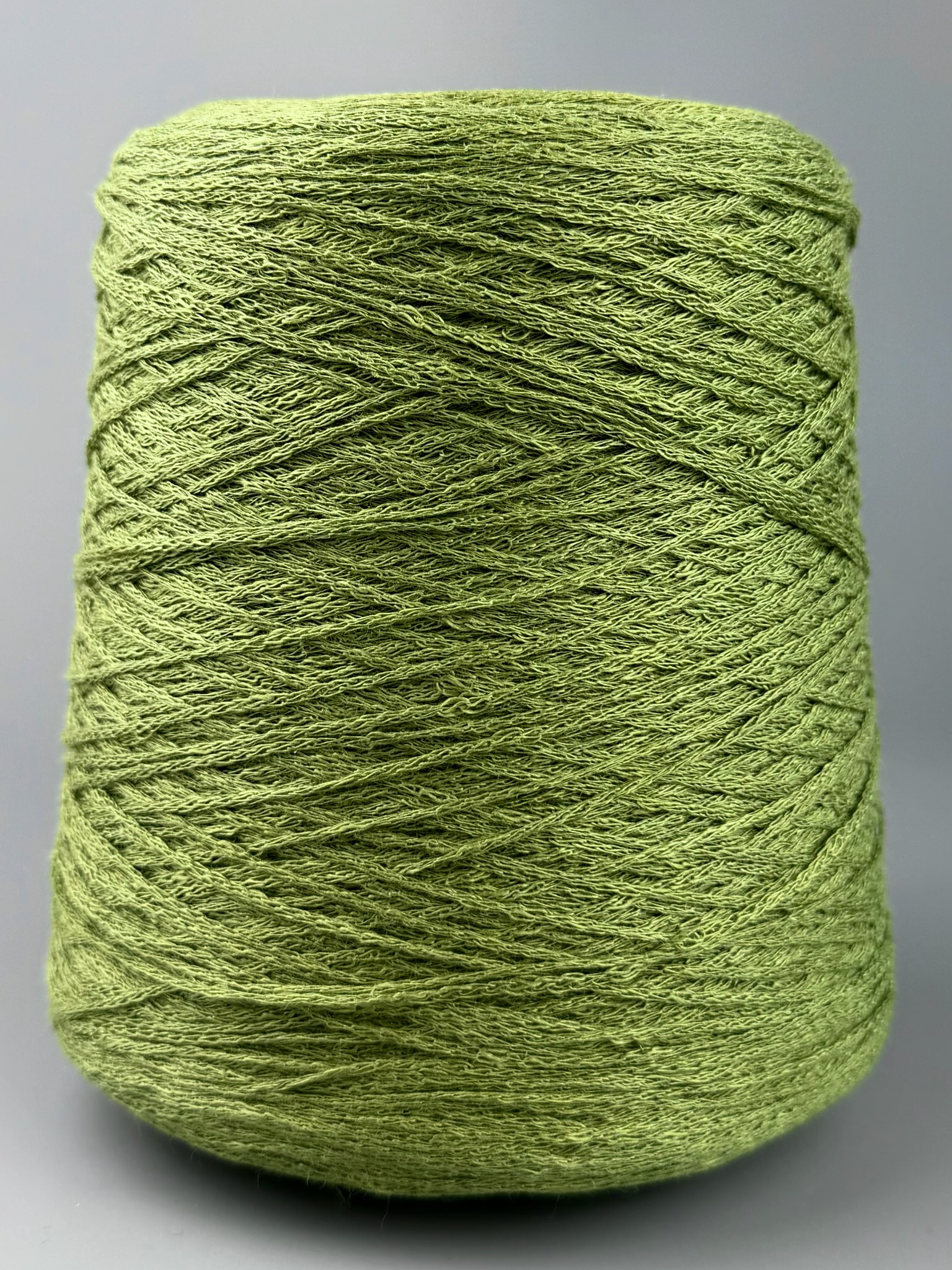 Art. Lino Cordonetto 320 m / 100 g  – 100% Leinen Sommergarn col. Olivgrün foto 2